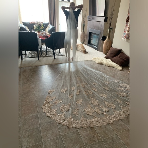 Wedding headpiece veil - Picture 1 of 2